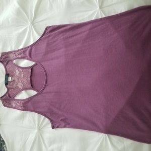 Purple Racerback Tank